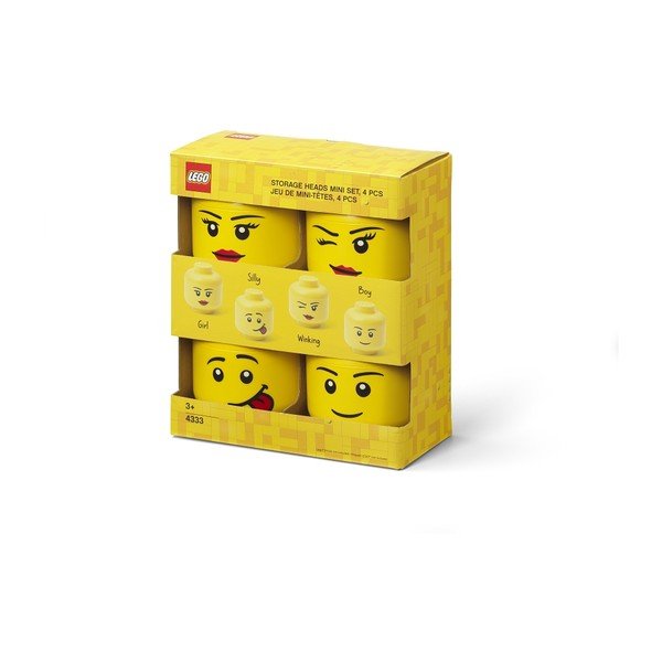Plastové detské úložné boxy v súprave 4 ks Multi-Pack - LEGO®-image-3