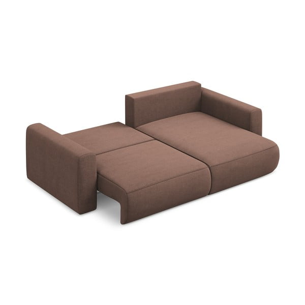 Ružová rozkladacia/s úložným priestorom rohová pohovka (pravý roh/s leňoškou) Kapua – Makamii-image-3