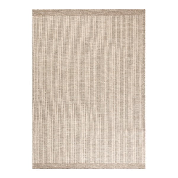 Béžový ručne tkaný vlnený koberec Linie Design Newham, 170 x 240 cm