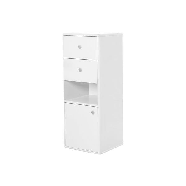 Biela vysoká/závesná kúpeľňová skrinka 40x100 cm Color Bath – Tom Tailor-image-2