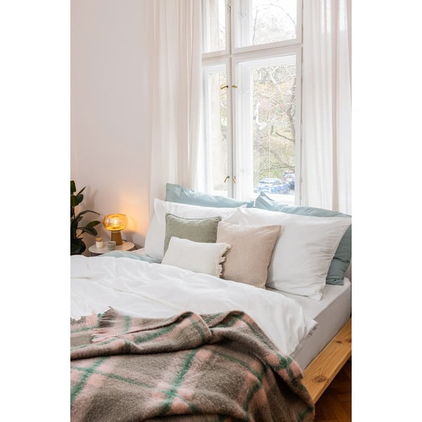 Biele obliečky na jednolôžko z mikrosaténu 140x200 cm Basic – Bonami Essentials-image-3