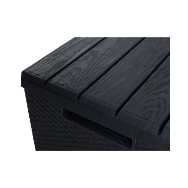 Tmavosivý záhradný úložný box Portofino – Toomax-image-3