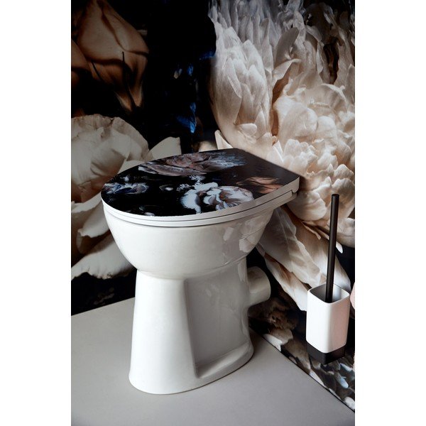 WC sedadlo s dekorom kvetín Wenko Peony-image-1