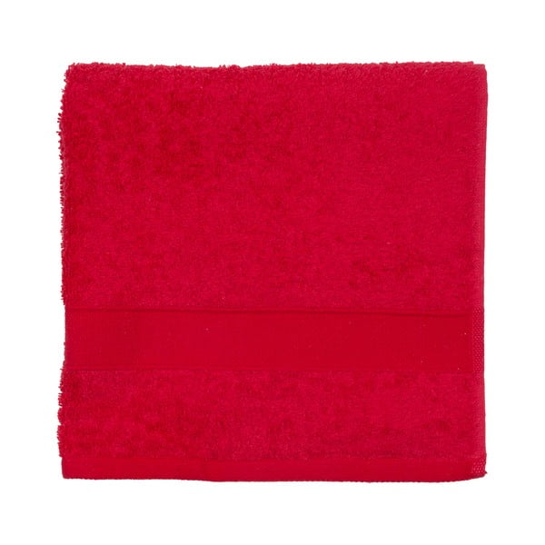 Červený froté uterák Walra Frottier, 50 × 100 cm