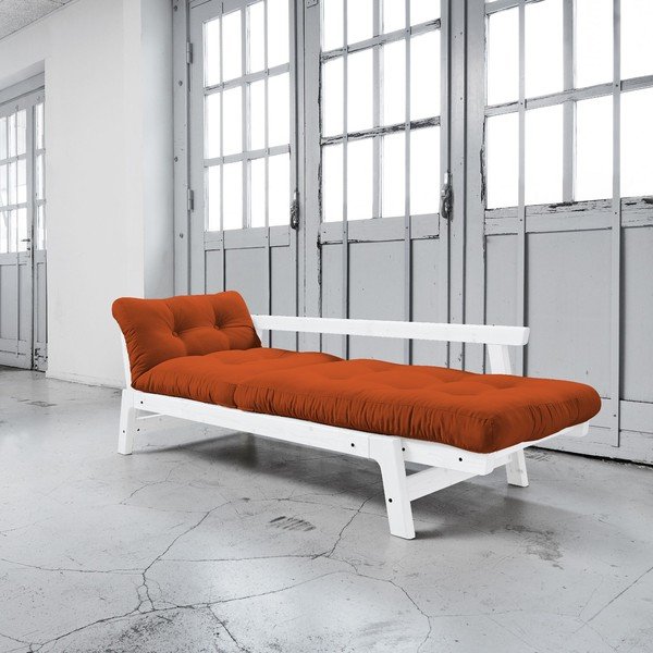 Rozkladacia pohovka Karup Step White/Orange-image-2