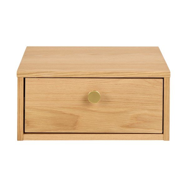 Nočný stolík v dekore duba v svetloprírodnej farbe Monfort – Actona