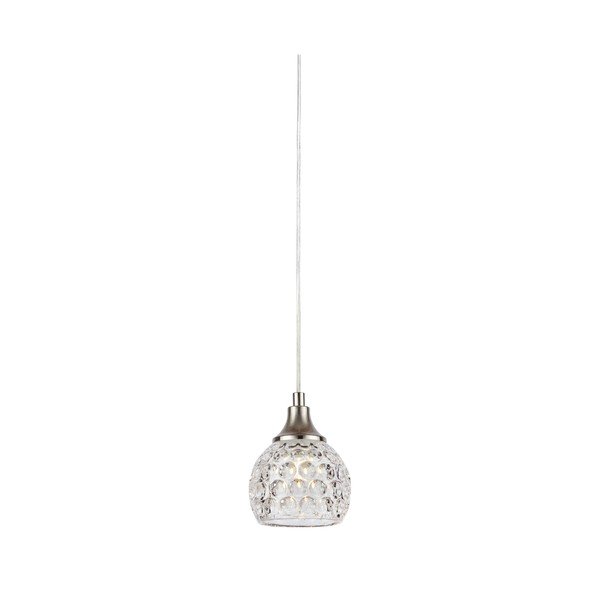 Sklenené závesné svietidlo v matne striebornej farbe ø11,5x14,5 cm Clear – Markslöjd