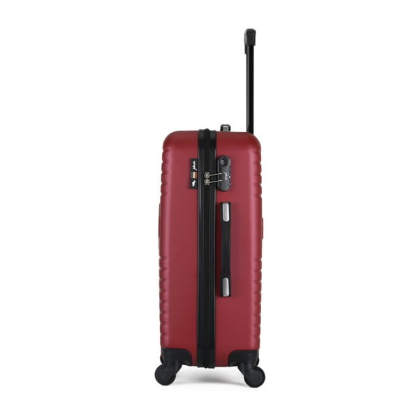 Tmavovínový cestovný kufor na kolieskach GENTLEMAN FARMER Carro Valise Cabine, 36 l-image-3