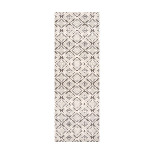Biely behúň White Label Nori, 100 × 65 cm