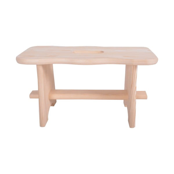 Stolička z borovicového dreva v prírodnej farbe Tirolo – Rojaplast