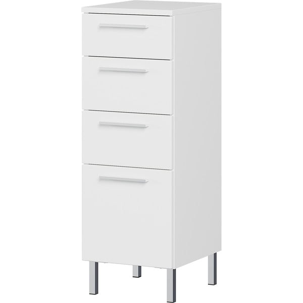 Biela nízka kúpeľňová skrinka 30x86 cm Arvada - Germania-image-1