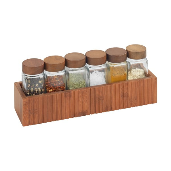 Samodržiaci bambusový organizér na koreničky Mera – Wenko-image-1