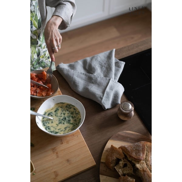 Ľanová utierka 45x65 cm Khaki – Linen Tales-image-2