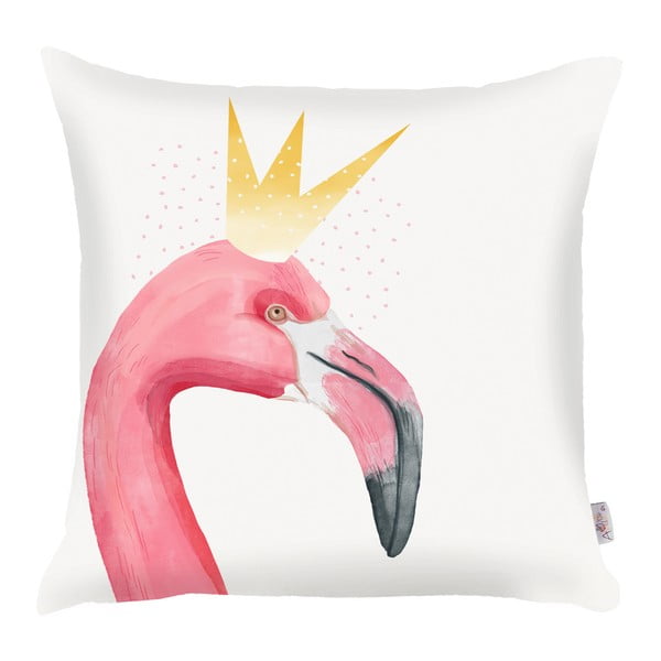 Obliečka na vankúš Mike & Co. NEW YORK Flamingo King, 43 × 43 cm