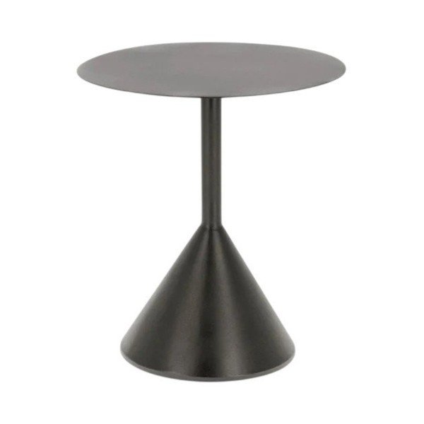 Kovový okrúhly odkladací stolík ø 48 cm Yinan – Kave Home