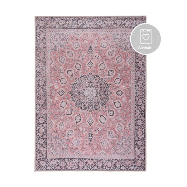 Ružový prateľný koberec 80x150 cm FOLD Somerton – Flair Rugs