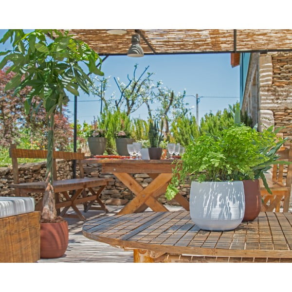 Keramický ručne vyrobený kvetináč ø 25 cm Aura – Artevasi-image-3