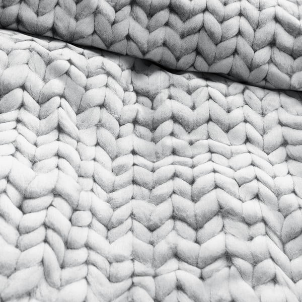 Sivé obliečky Snurk Twirre, 200 x 200 cm-image-2
