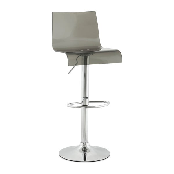 Sivá barová stolička Kokoon Plexi