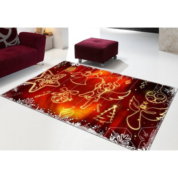 Koberec Vitaus vianočné závesné tvary, 50 x 80 cm-image-1