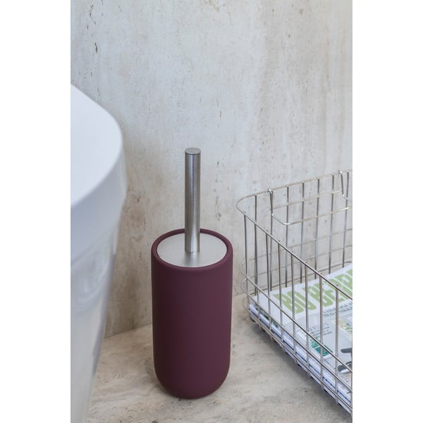 Tmavofialová keramická WC kefa Lotus Play – Mette Ditmer Denmark-image-1