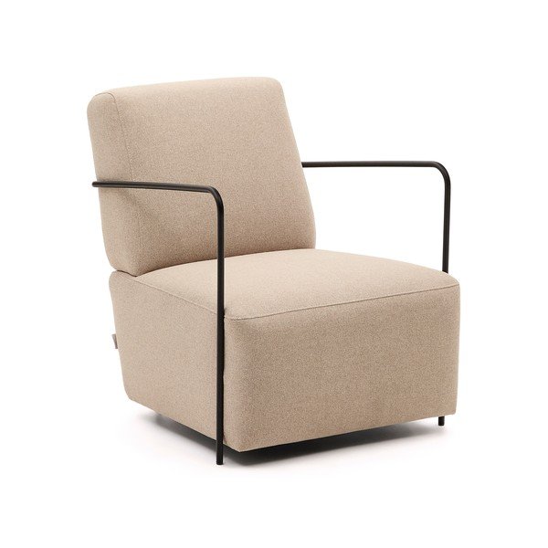 Béžové kreslo Gamer – Kave Home