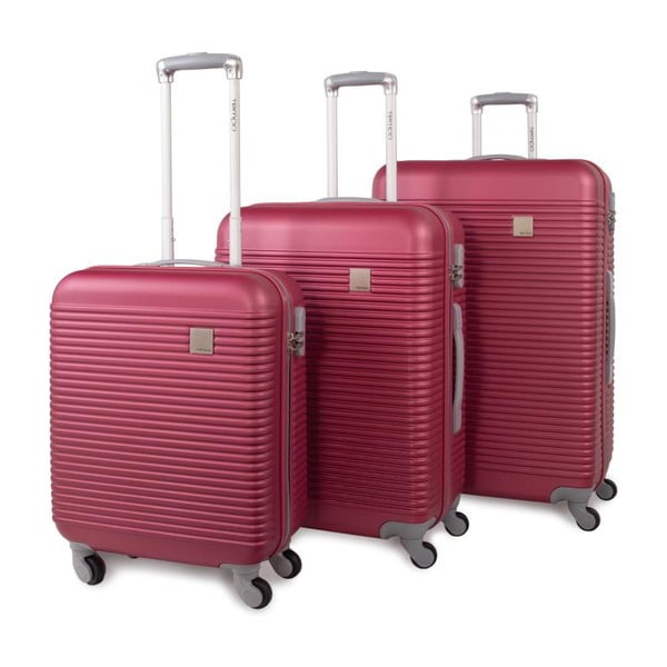 Sada troch sýtoružových cestovných kufrov Jaslen