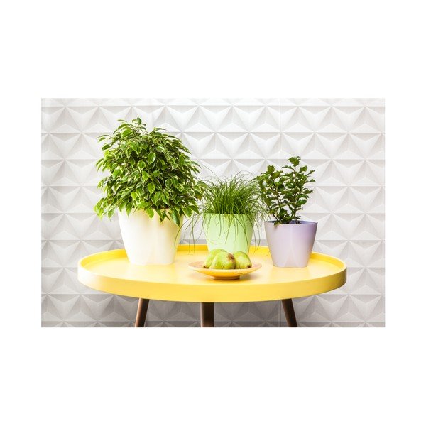 Svetložltý kvetináč Plastia Camay Vanilla, ø 18,5 cm-image-1