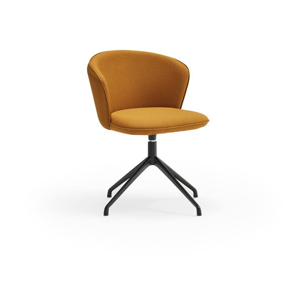 Otočné jedálenské stoličky v súprave 2 ks v horčicovej farbe Add – Teulat