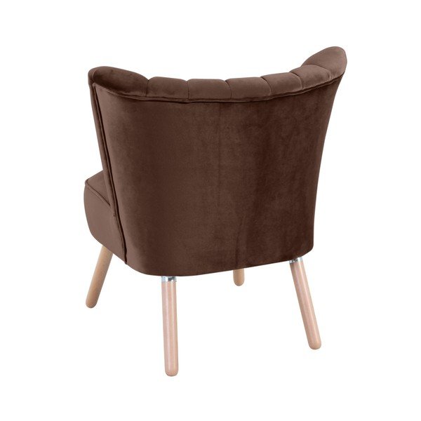 Hnedé kreslo Max Winzer Alessandro Suede-image-1