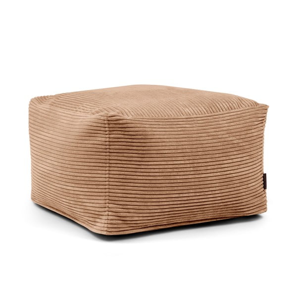 Hnedý menčestrový sedací vak Softbox MooG – SLOWDOWN