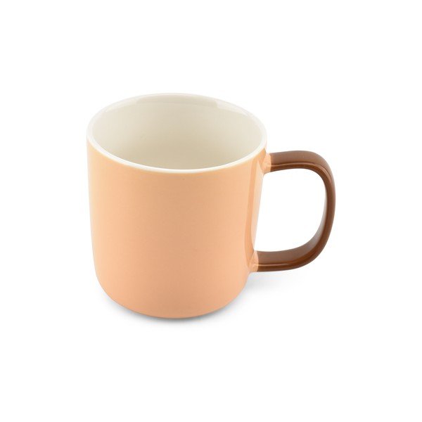 Oranžový hrnček z kostného porcelánu 370 ml Mae – ONA-image-2