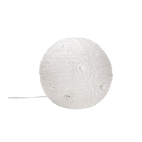 Biela stolová lampa Mauro Ferretti Paralume, 30 cm