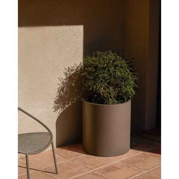 Betónový obal na kvetináč ø 52 cm Aiguablava – Kave Home-image-1