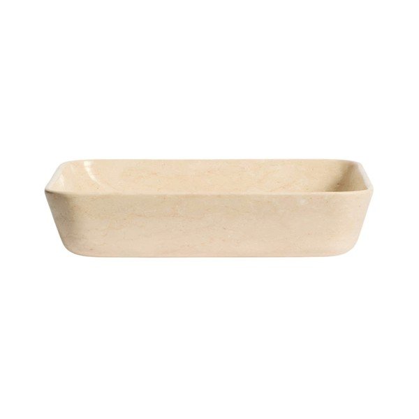Béžové kamenné umývadlo 55x35 cm Darnen – Kave Home