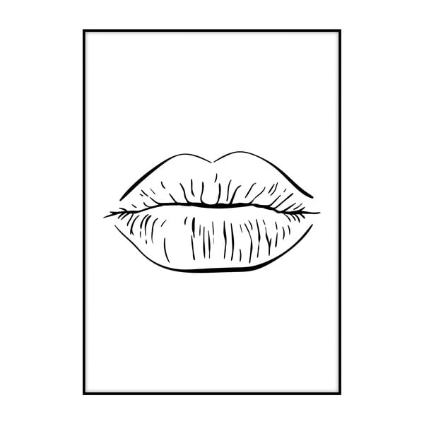 Plagát Imagioo Lips, 40 × 30 cm