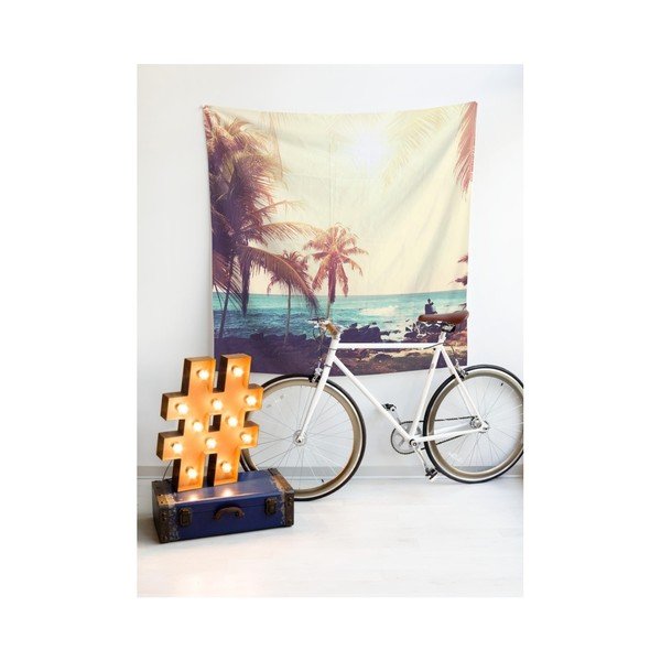 Tapiséria z mikrovlákna Really Nice Things Beach, 140 × 140 cm-image-2