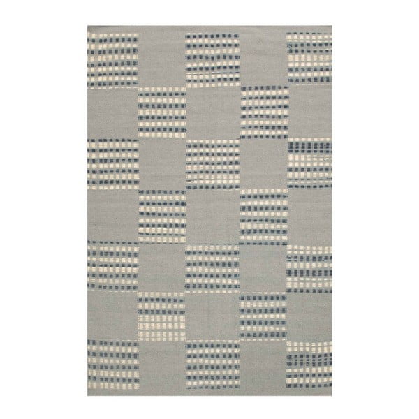 Vlnený koberec Kilim Chess Box, 140x200 cm