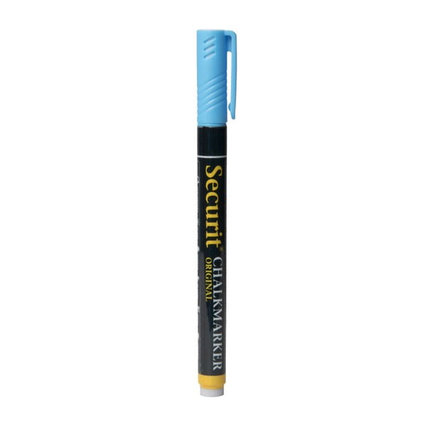 Modrá kriedová fixka na vodnej báze Securit® Liquid Chalkmarker Small