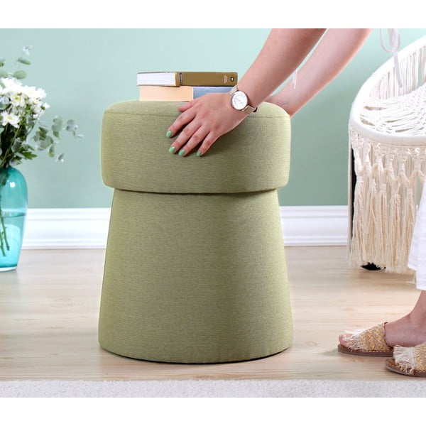 Svetlozelený taburet Beans – Artie-image-3