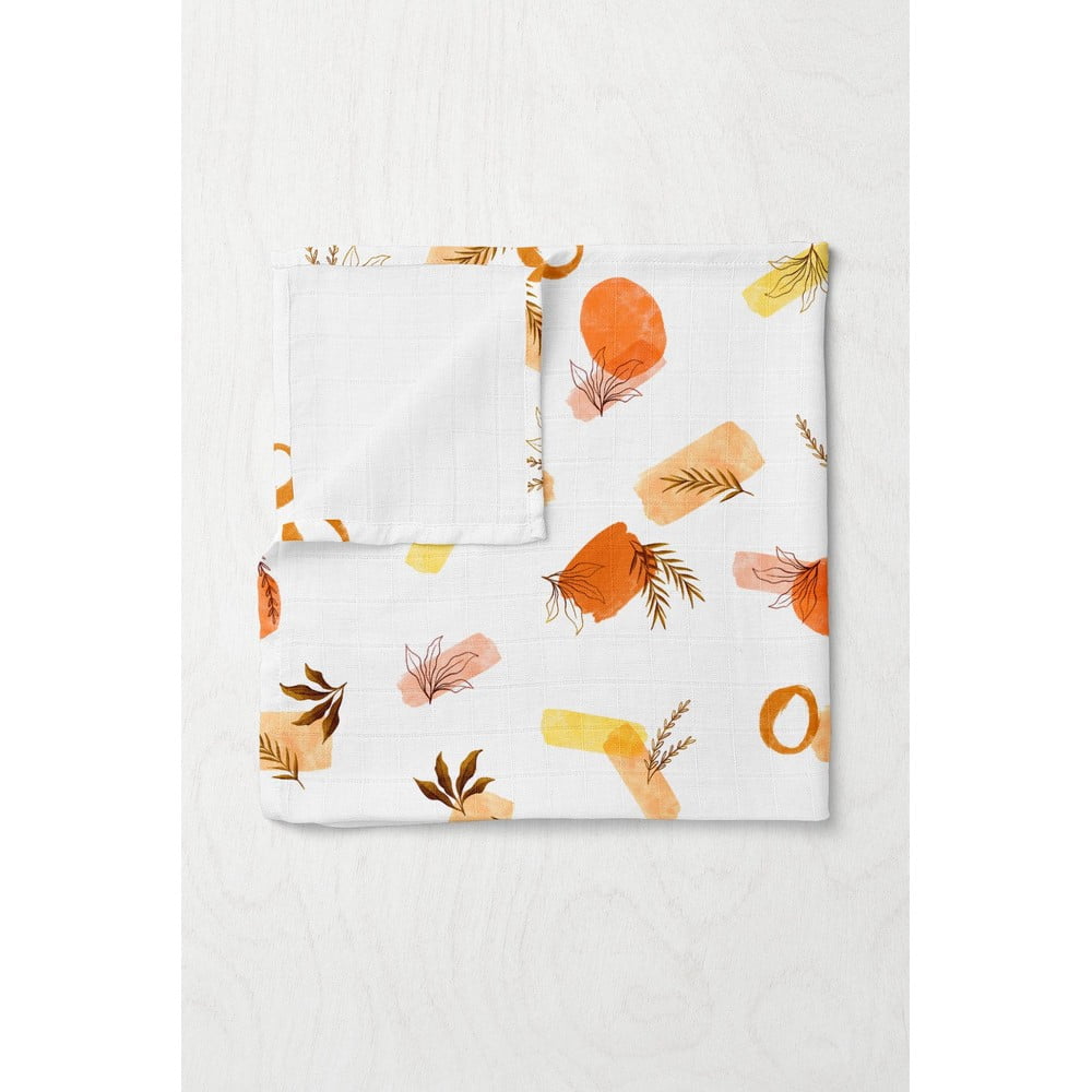 Biela mušelínová detská deka 75x100 cm Rhapsody – Mijolnir