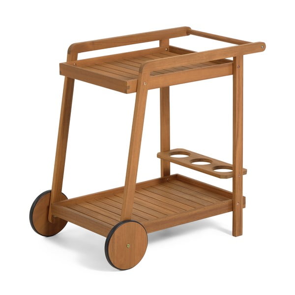 Servírovací vozík z agátového dreva Kave Home Felisa