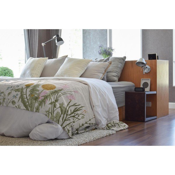 Bavlnený pléd Tierra Bella Botanic Herbs, 170 x 240 cm-image-1