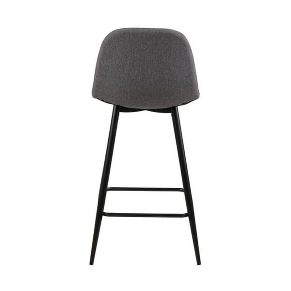 Svetlosivé čalúnené barové stoličky v súprave 2 ks (výška sedadla 65 cm) Wilma – Actona-image-4