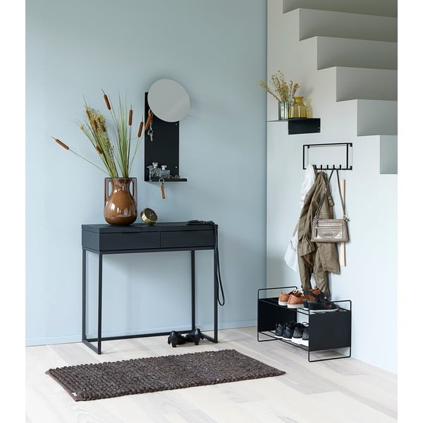 Čierne kovové police v súprave 2 ks 40 cm Joy – Canett-image-1