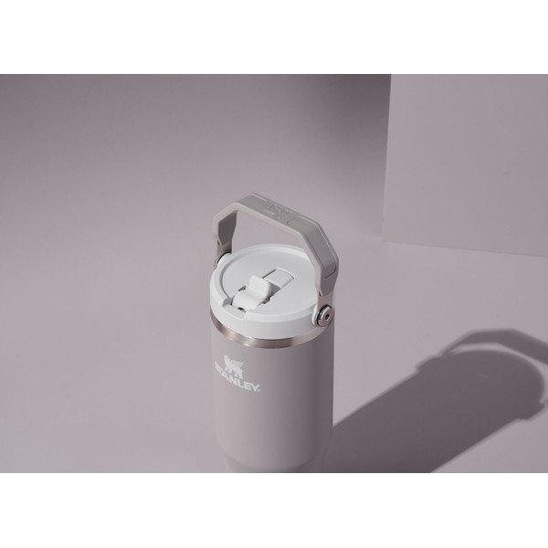 Svetlosivá termoska z nehrdzavejúcej ocele 410 ml IceFlow™ Flip Straw 2.0 Tumbler Ash – Stanley-image-1