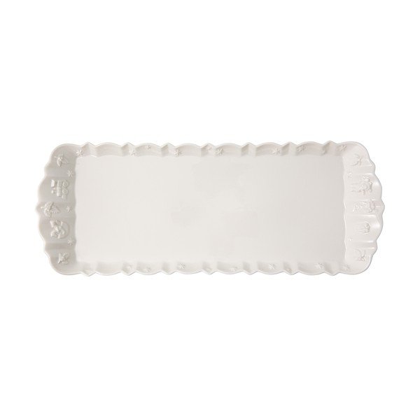 Biely porcelánový podnos Toy's Delight Villeroy&Boch, dĺžka 40 cm-image-3