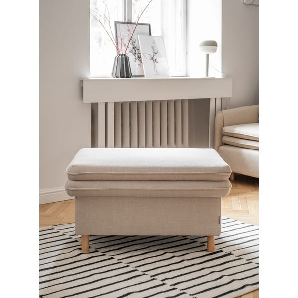 Béžová podnožka Simon – Miuform-image-1