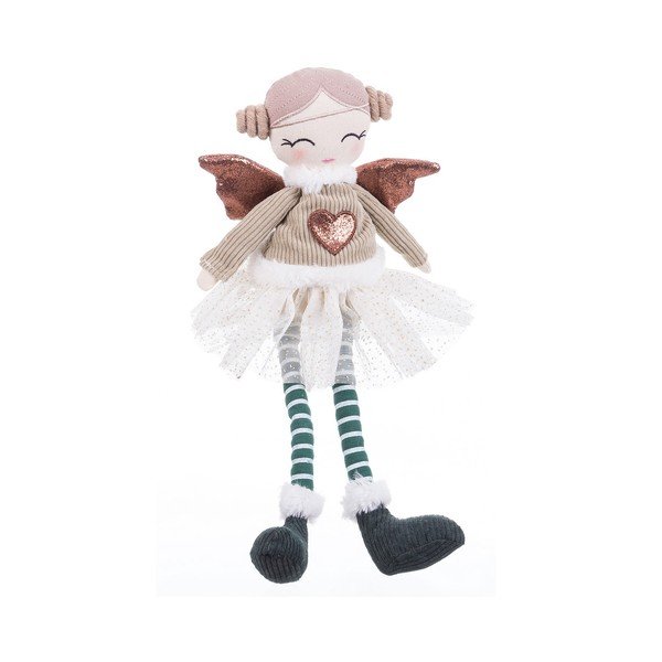 Látková vianočná figúrka (výška  42 cm) Angel Girl – Casa Selección