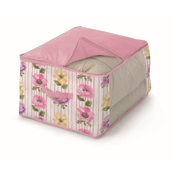 Ružový úložný box na prikrývky Cosatto Beauty, šírka 60 cm